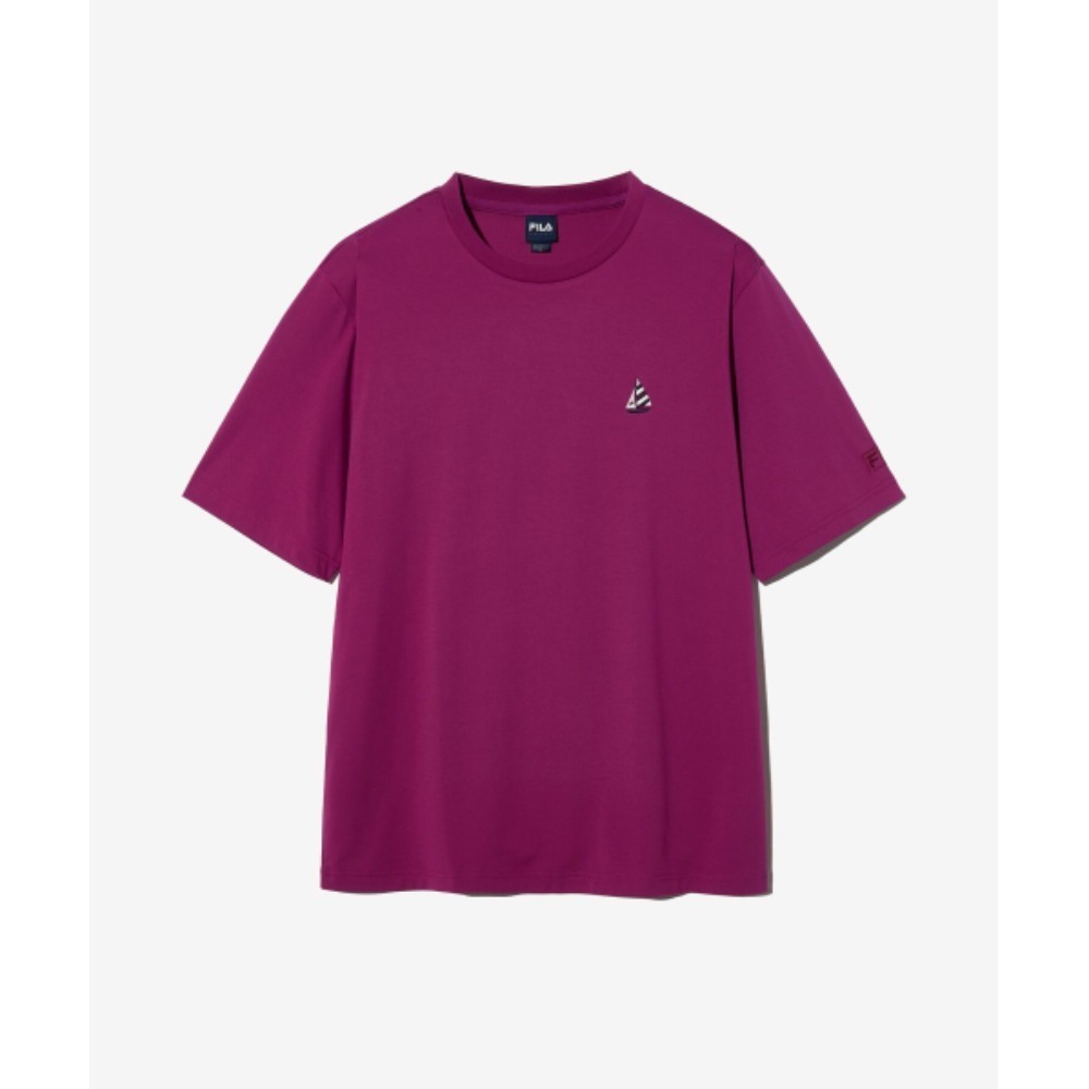 ■FILA■ Sailing Boat Supima Short Sleeve TeeFS2RSH2105XPLM