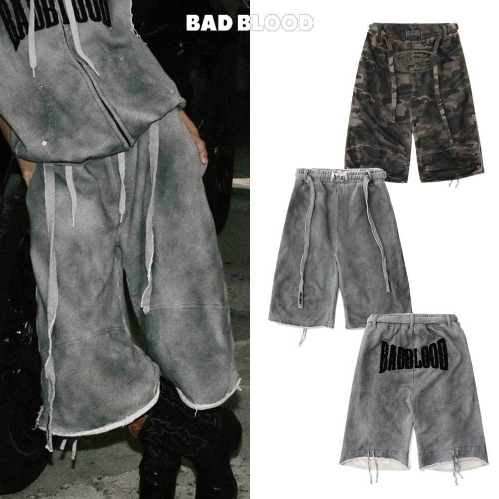 ☆BADBLOOD☆Convex Bermuda Pants パンツ 男女兼用 韓国発