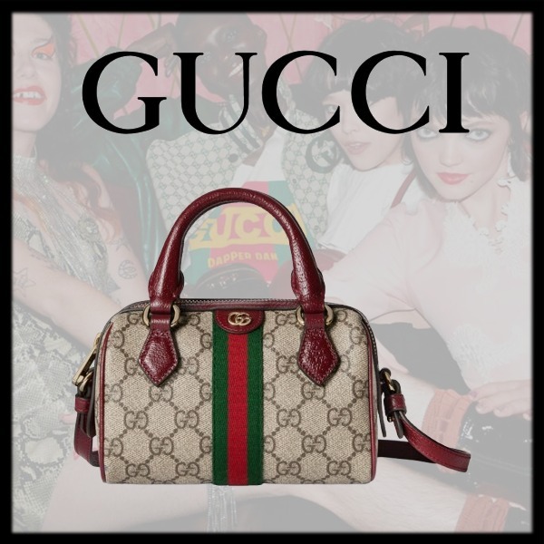 日本未入荷【GUCCI】〔オフィディア〕ミニ ボストンバッグ