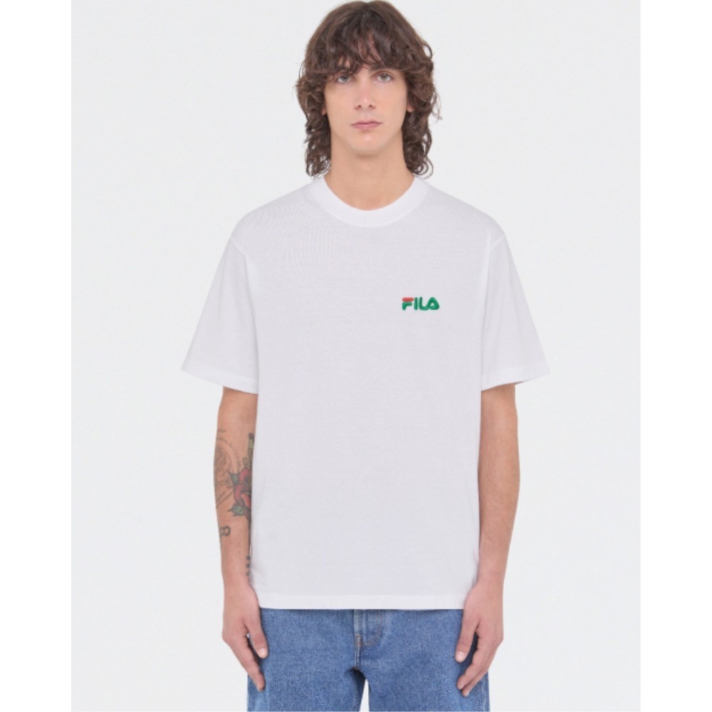 ■FILA■ F VELA PRINTED TEE WHI 2000FO252RS10X003100