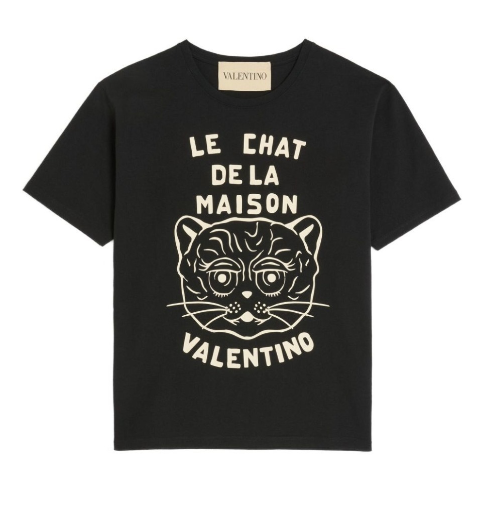 【VALENTINO】コットン プリントTシャツ