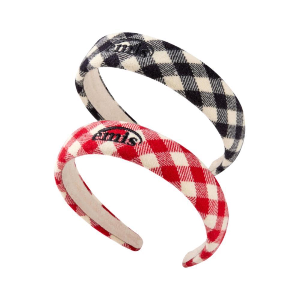 ◆EMIS◆ CHECK HAIRBAND m1037_1334398
