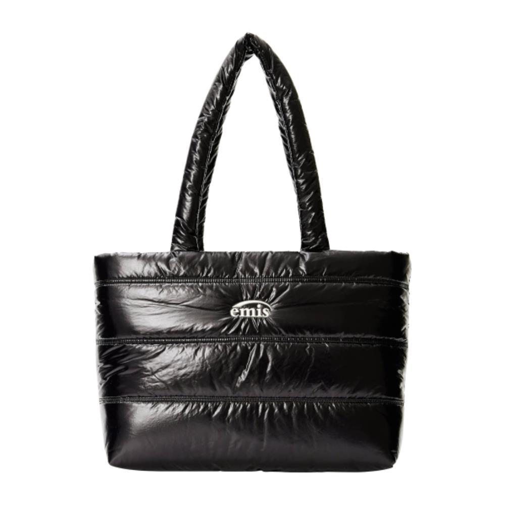 ◆EMIS◆ GLOSSY PADDED TOTE BAGBLACK m1037_1334391