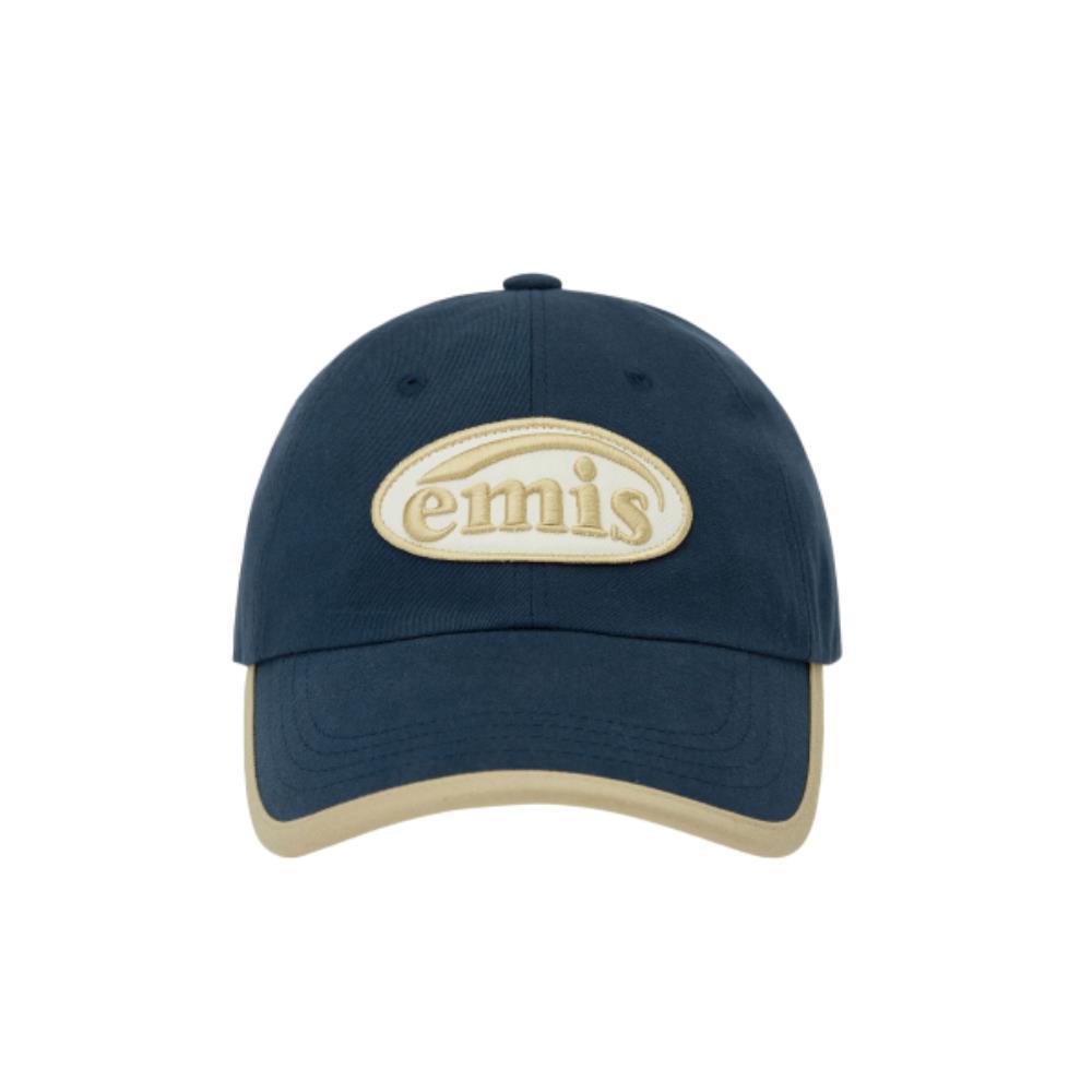 ◆EMIS◆ BEIGE TRIMMING BALL CAPNAVY m1037_1334592
