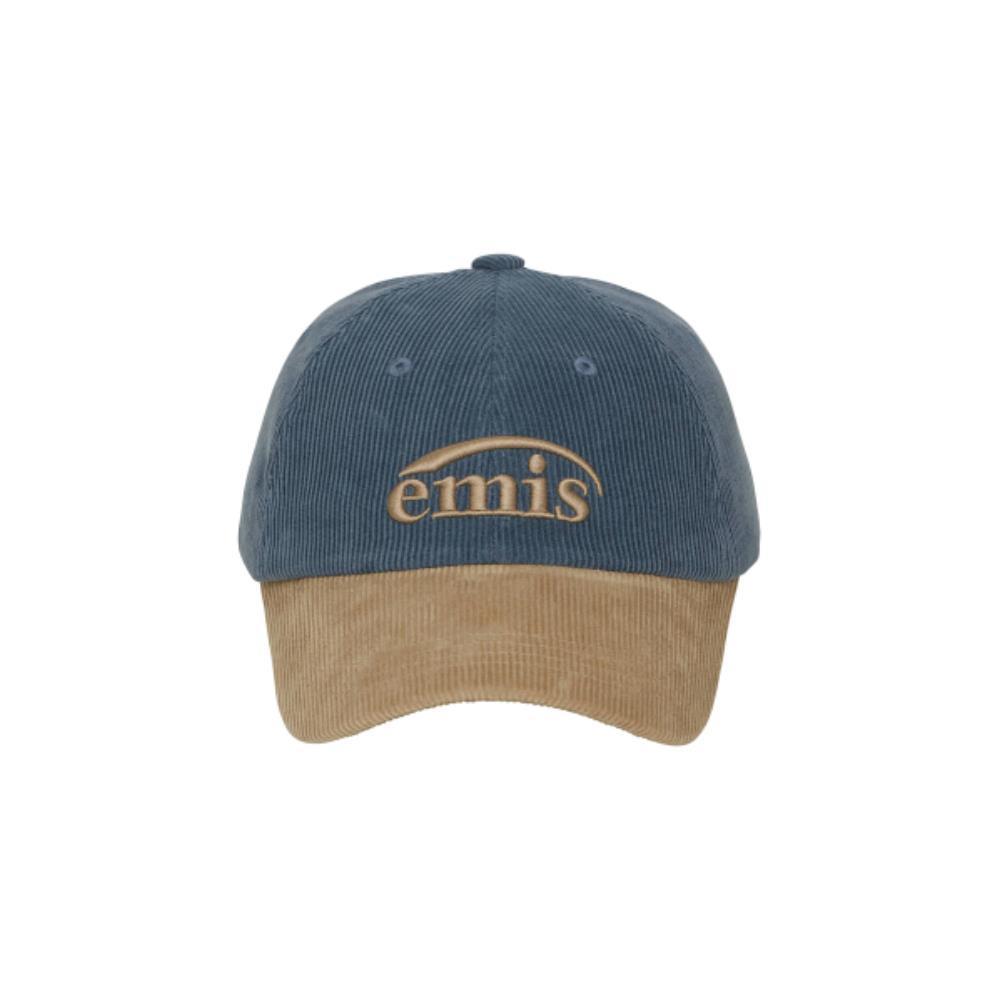 ◆EMIS◆ CORDUROY TWOTONE BALL CAPBLUE m1037_1334525