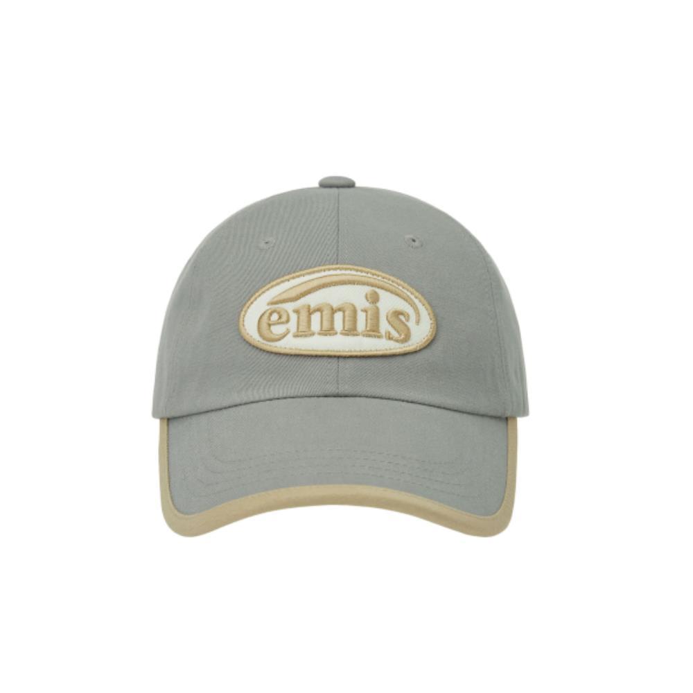 ◆EMIS◆ BEIGE TRIMMING BALL CAPGRAY m1037_1334590