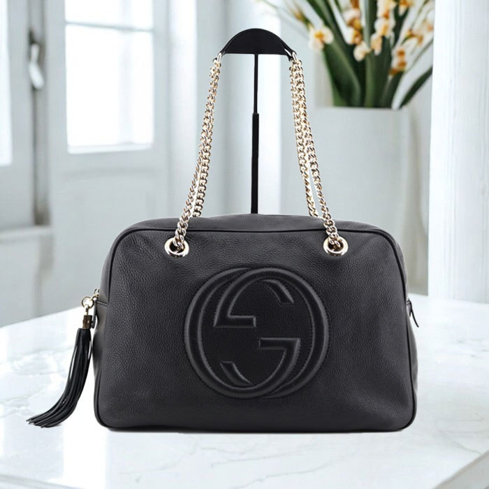 ≪洗練された個性≫【GUCCI】ソーホーチェーンショルダーバッグ