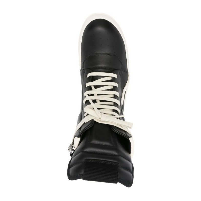 スニーカー RICK OWENS \"GEOBASKET\" LEATHER SNEAKERS (RU02E1894 LCO 911)