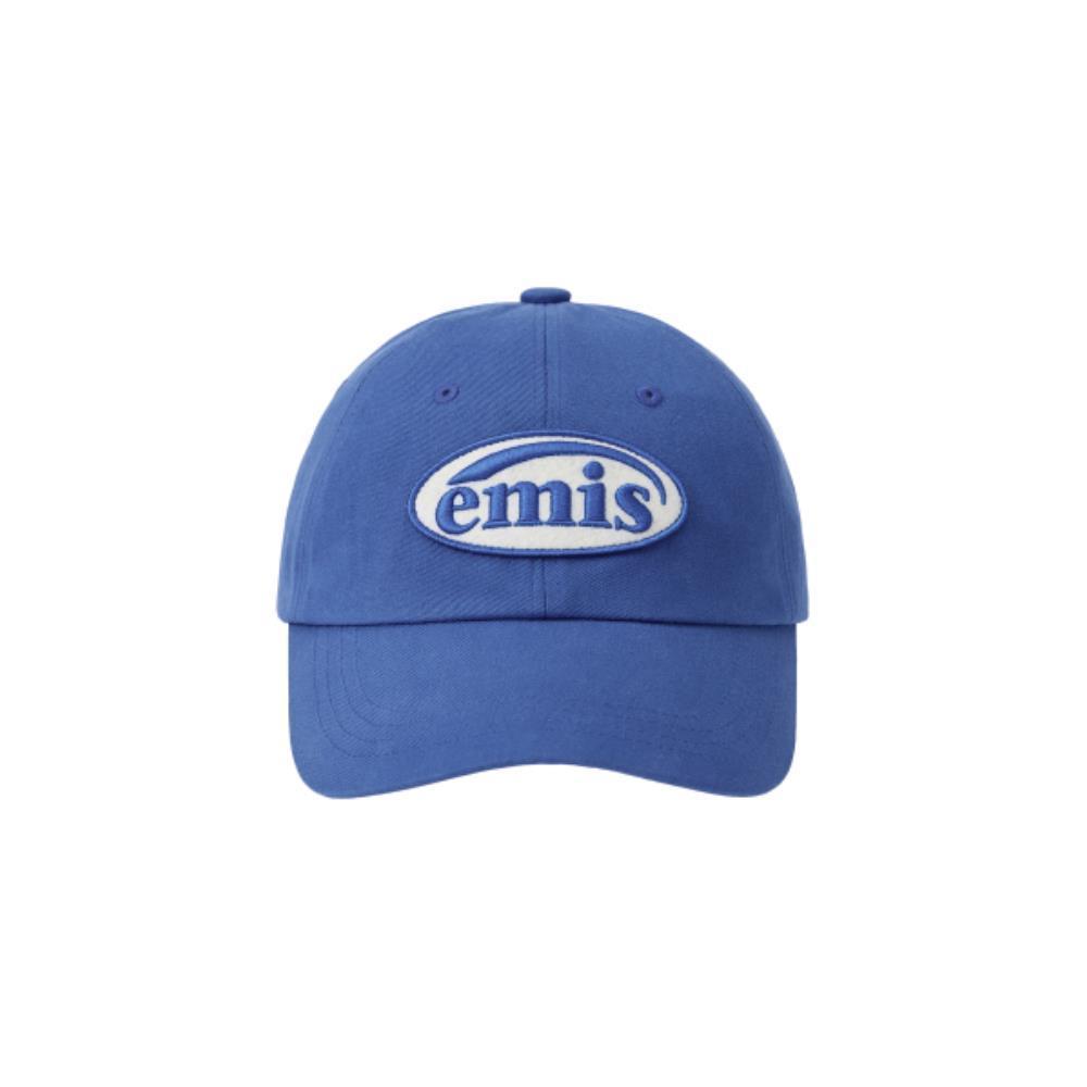 ◆EMIS◆ TONE ON TONE WAPPEN BALL CAPBLUE m1037_1334245