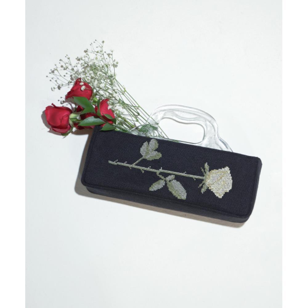 ★SCULPTOR★ Granny Lucite Handle Bag Black SC24S516BK