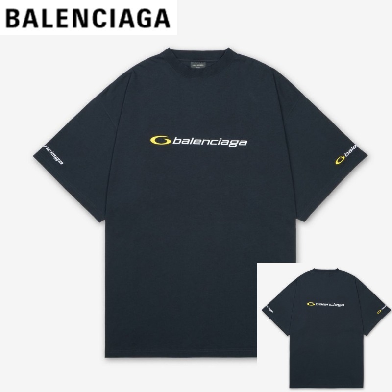 Balenciaga★25SS Logo embroidery 半袖Tシャツ 831305TSVD21569