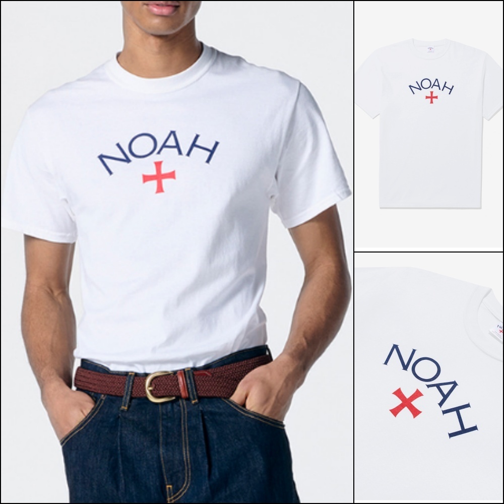 【NOAH】 CORE LOGO TEE WHITE