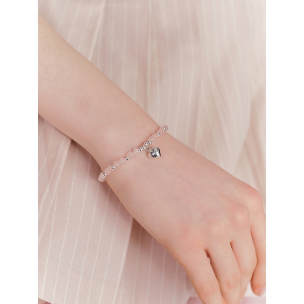 ■ENGBROX■ silver925 glorious heart rose bracelet EBBL24002