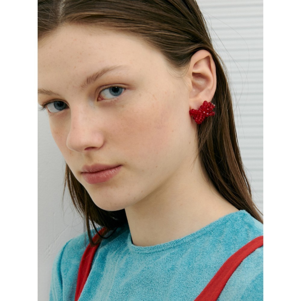 ■VINTAGE HOLLYWOOD■ Petal Ribbon Earrings VH2435EA006M