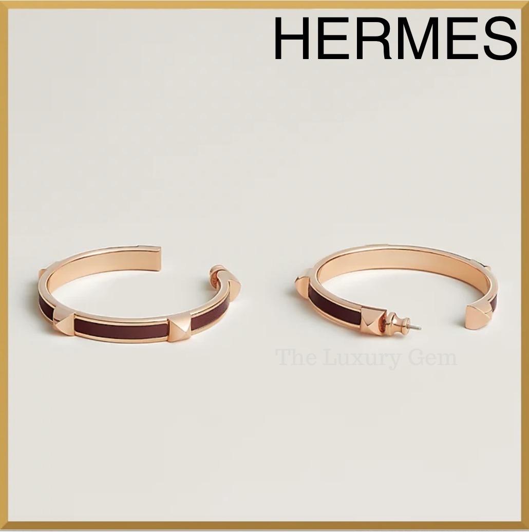 HERMES アテナイヤリング ラージモデル
