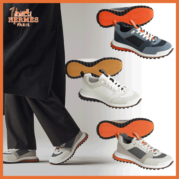 【大人カジュアル☆ポイントに◎】HERMES スニーカー≪Leader≫