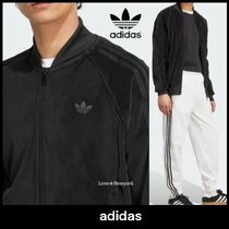 adidas★SST アディカラー ベロア トラックトップ