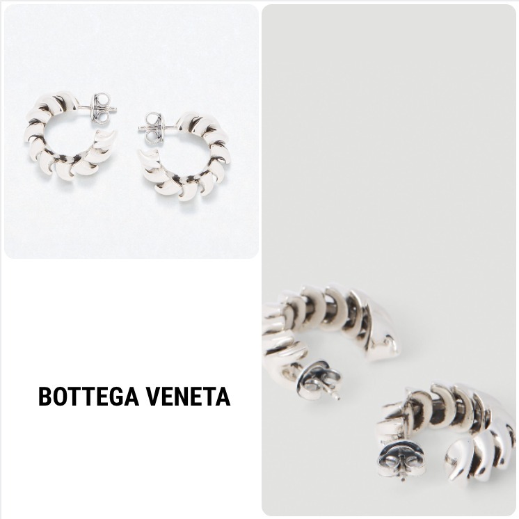 【BOTTEGA VENETA】ボッテガヴェネタ Pleat ピアス