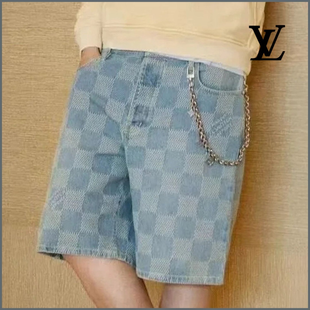 【夏映え確実な一本】◆Louis Vuitton◆ライトデニム ショーツ