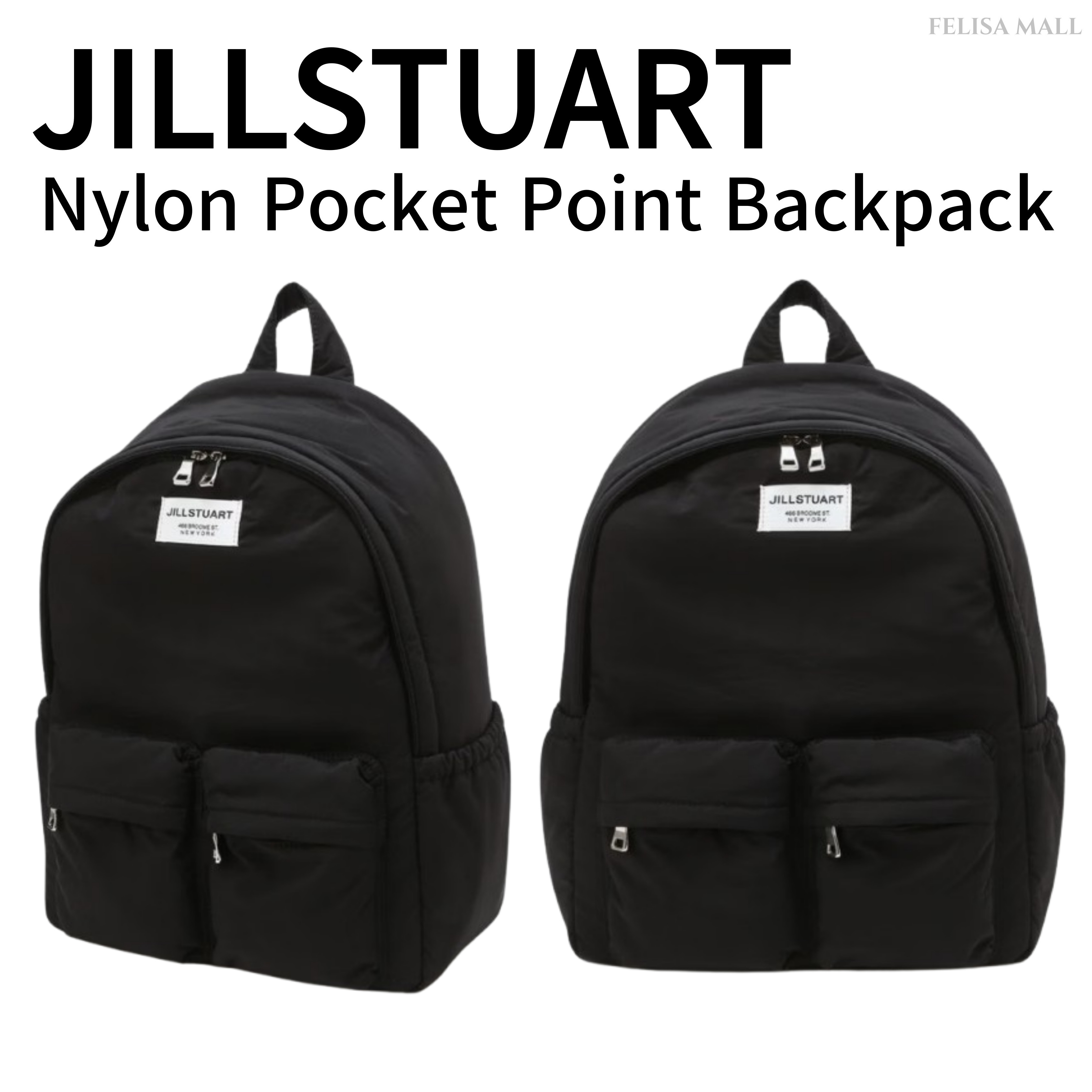 [JILLSTUART] Nylon Pocket Point Backpack 韓国人気バッグ
