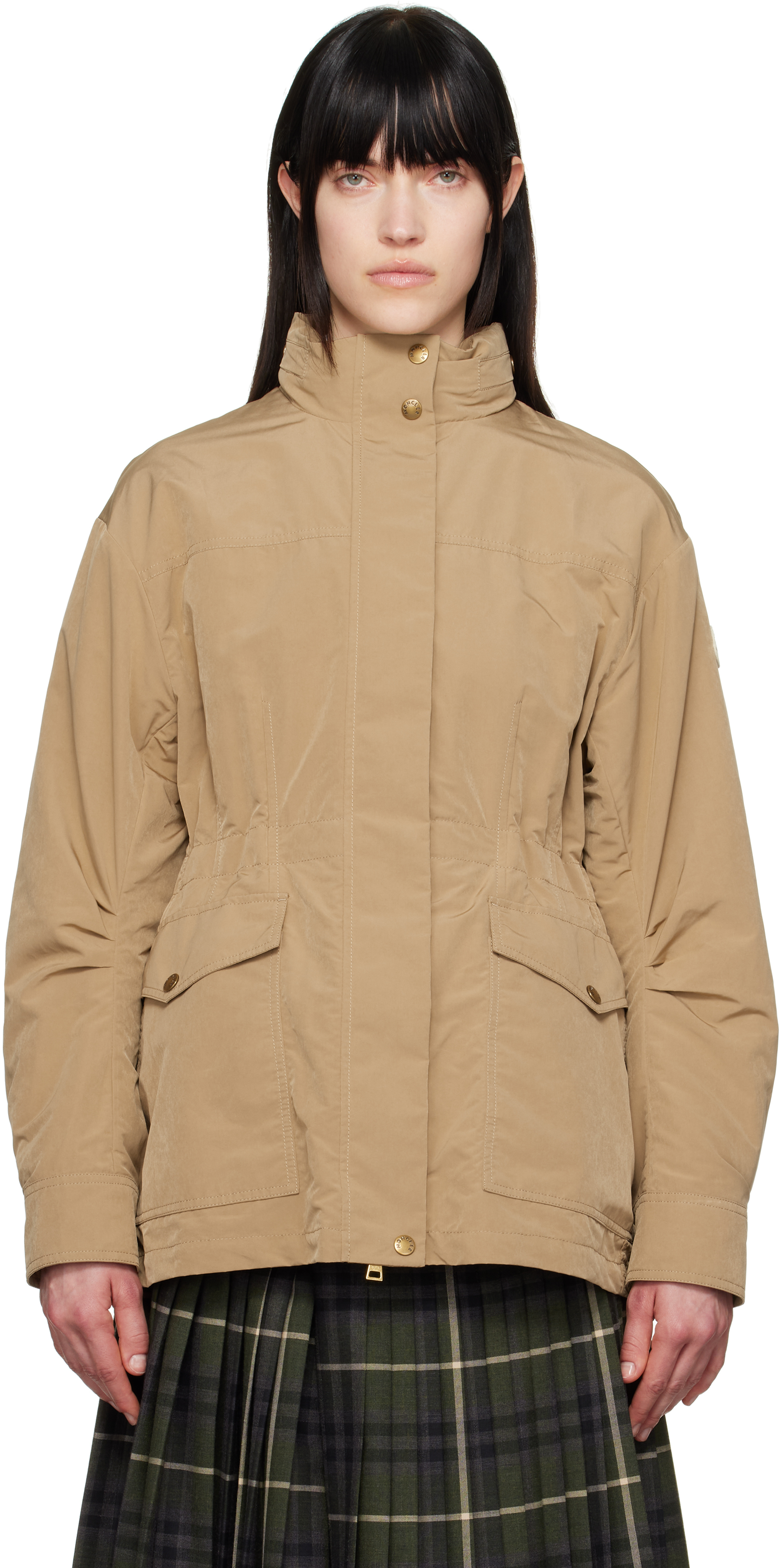 【関税込み】Moncler ベージュ Nades ショートジャケット
