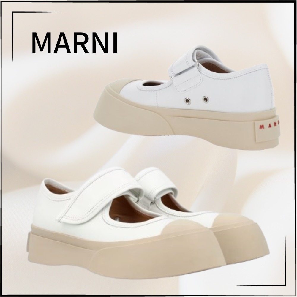 【MARNI】関税込☆レディース スニーカー メリージェーン white