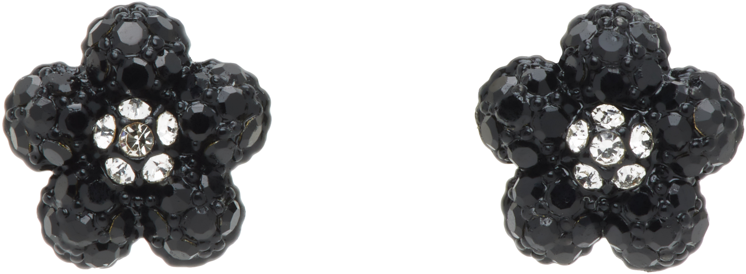 【関税込み】Marc Jacobs ブラック 'The Daisy Pave' ピアス
