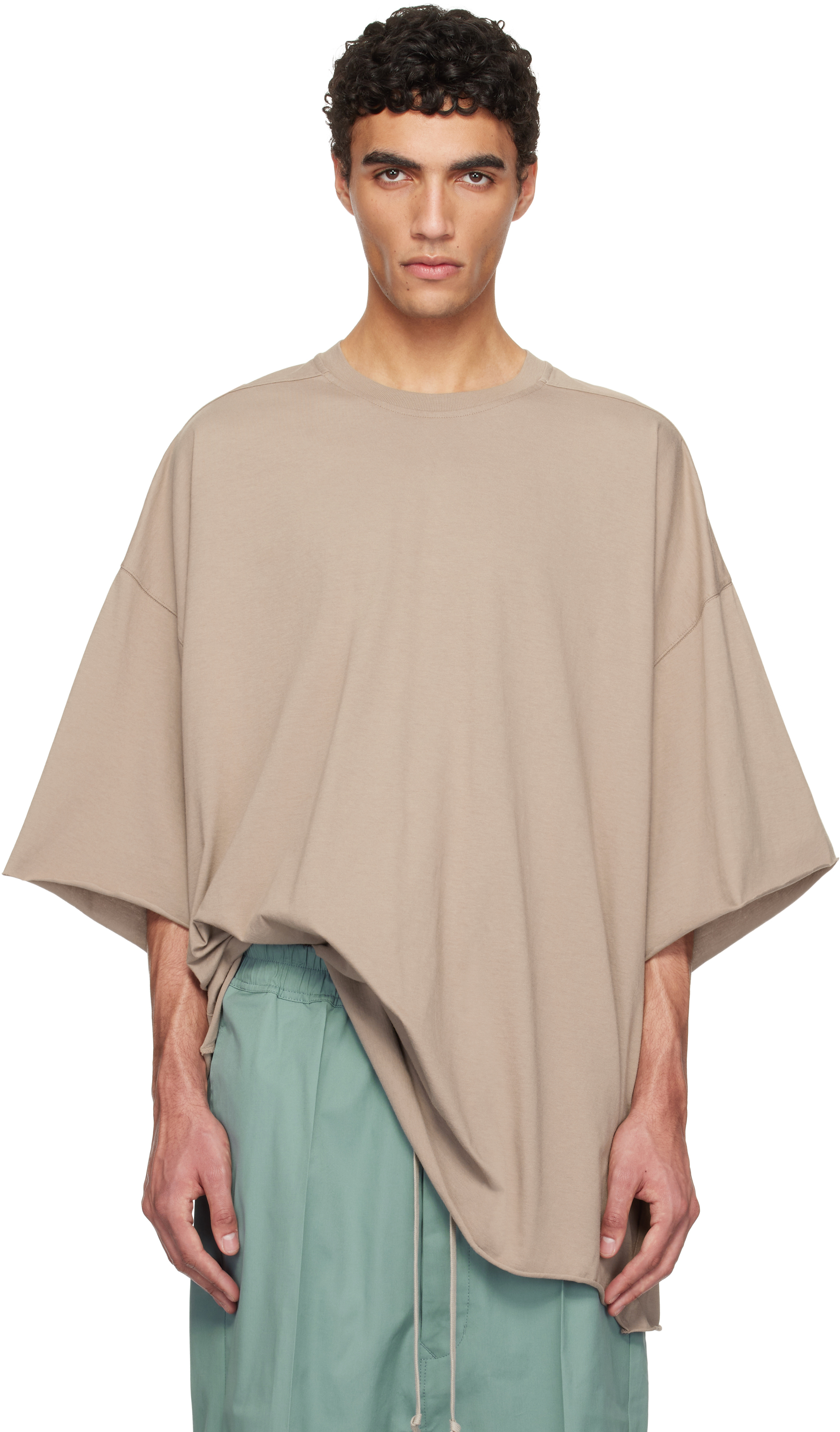 【関税込み】Rick Owens トープ Hollywood  Tシャツ