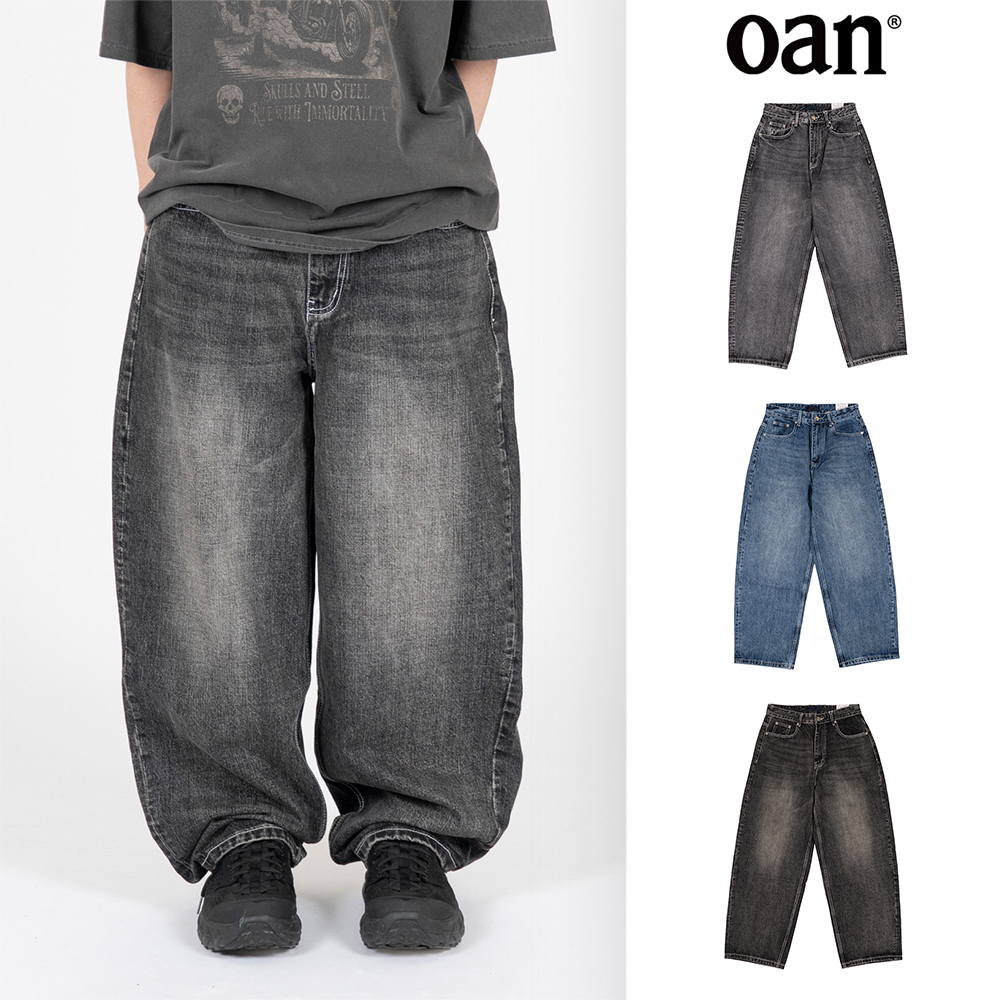 【oan】Refre Curve Wide Denim