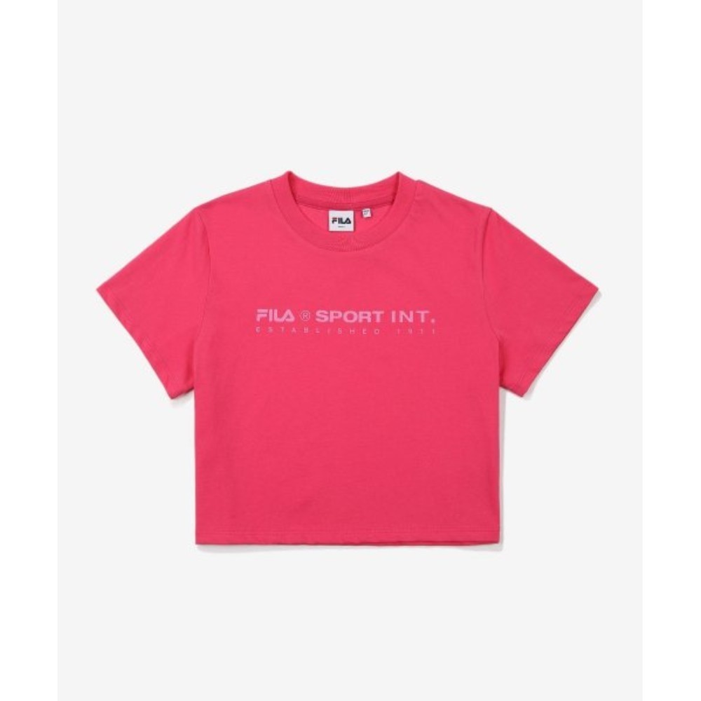 ■FILA■ Women's International Crop T-ShirtFS2RSF2172FHPK 11