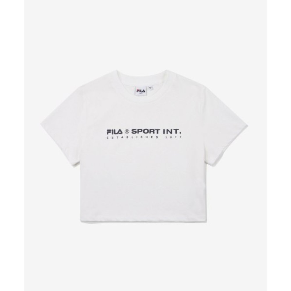 ■FILA■ Women's International Crop T-ShirtFS2RSF2172FOWH 11