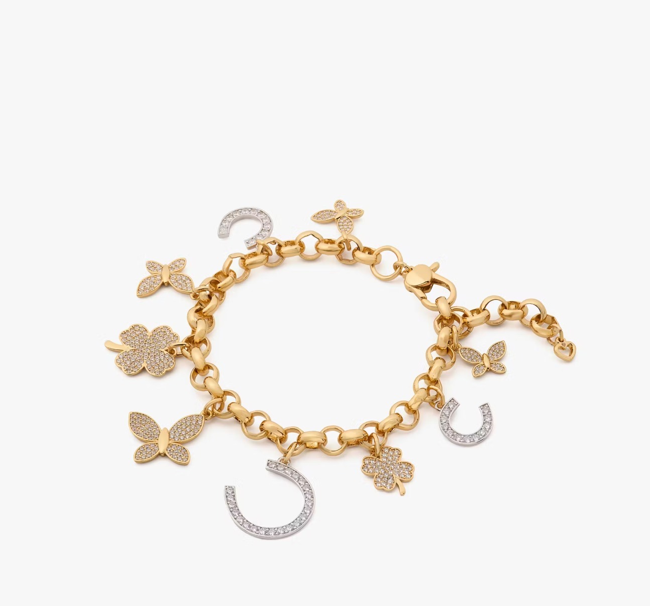 KATE SPADE ラッキーチャームステートメントブレスレット