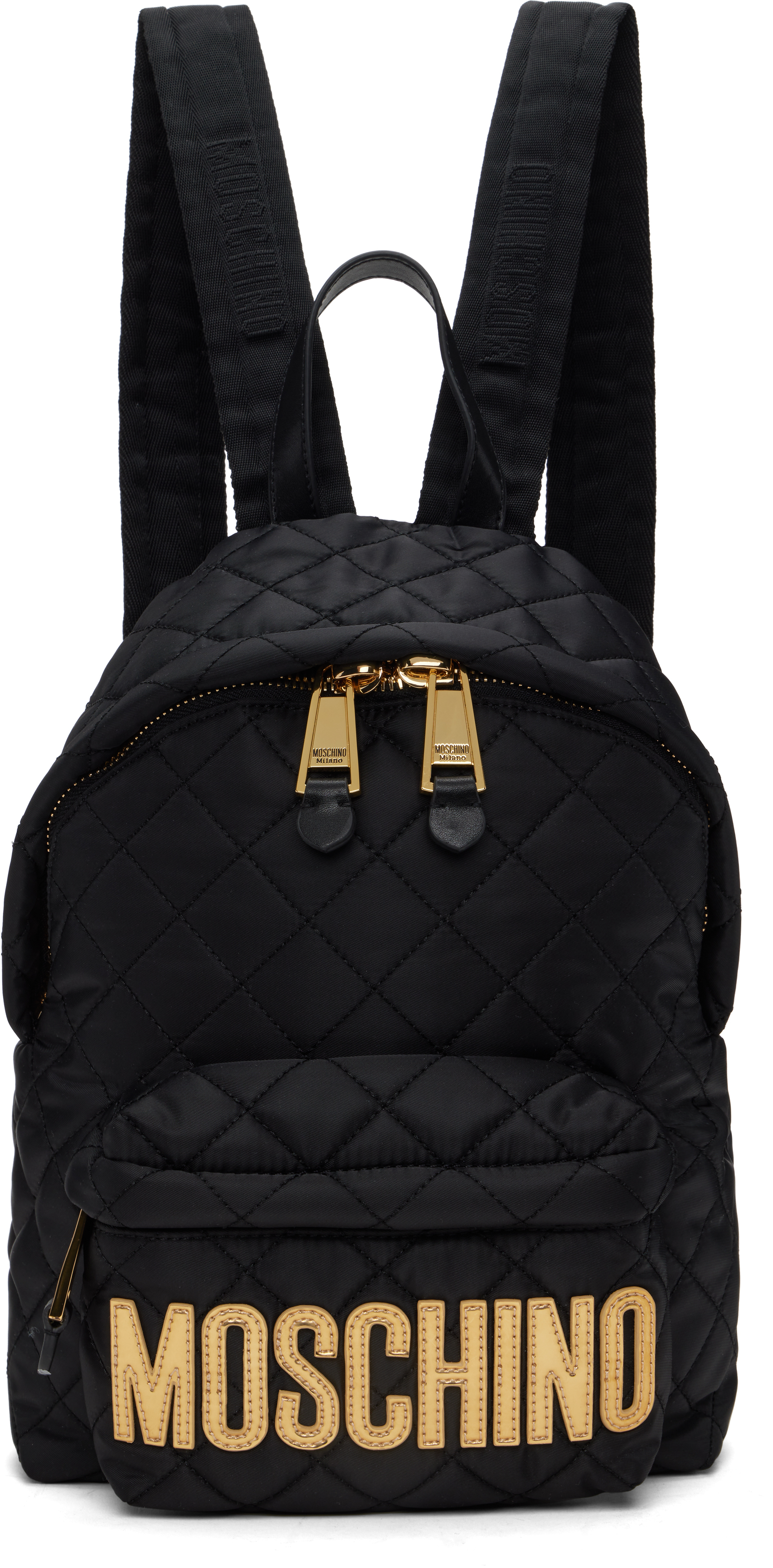 【関税込み】Moschino ブラック ミニ キルティング バックパック