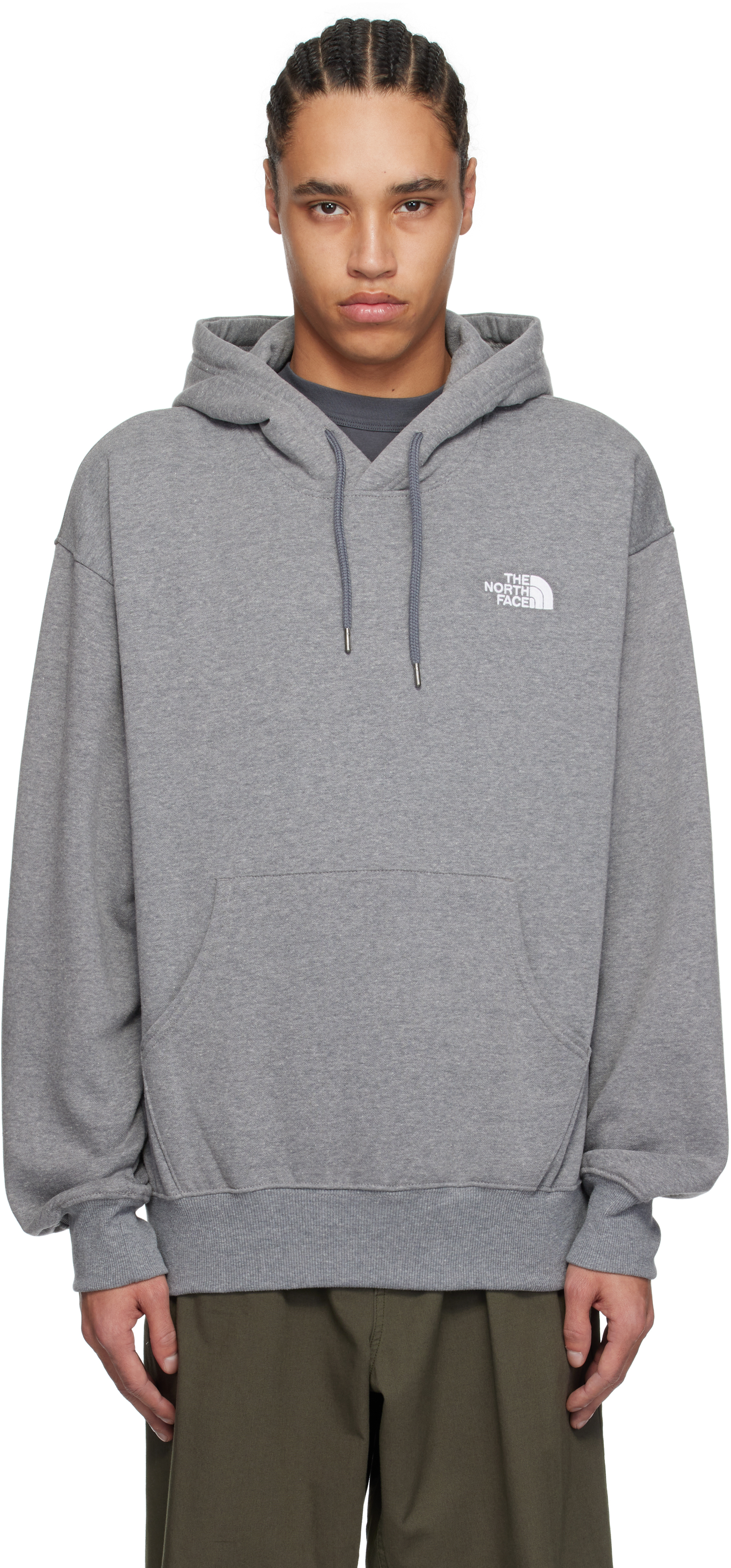 【関税込み】The North Face グレー Evolution Vintage フーディ