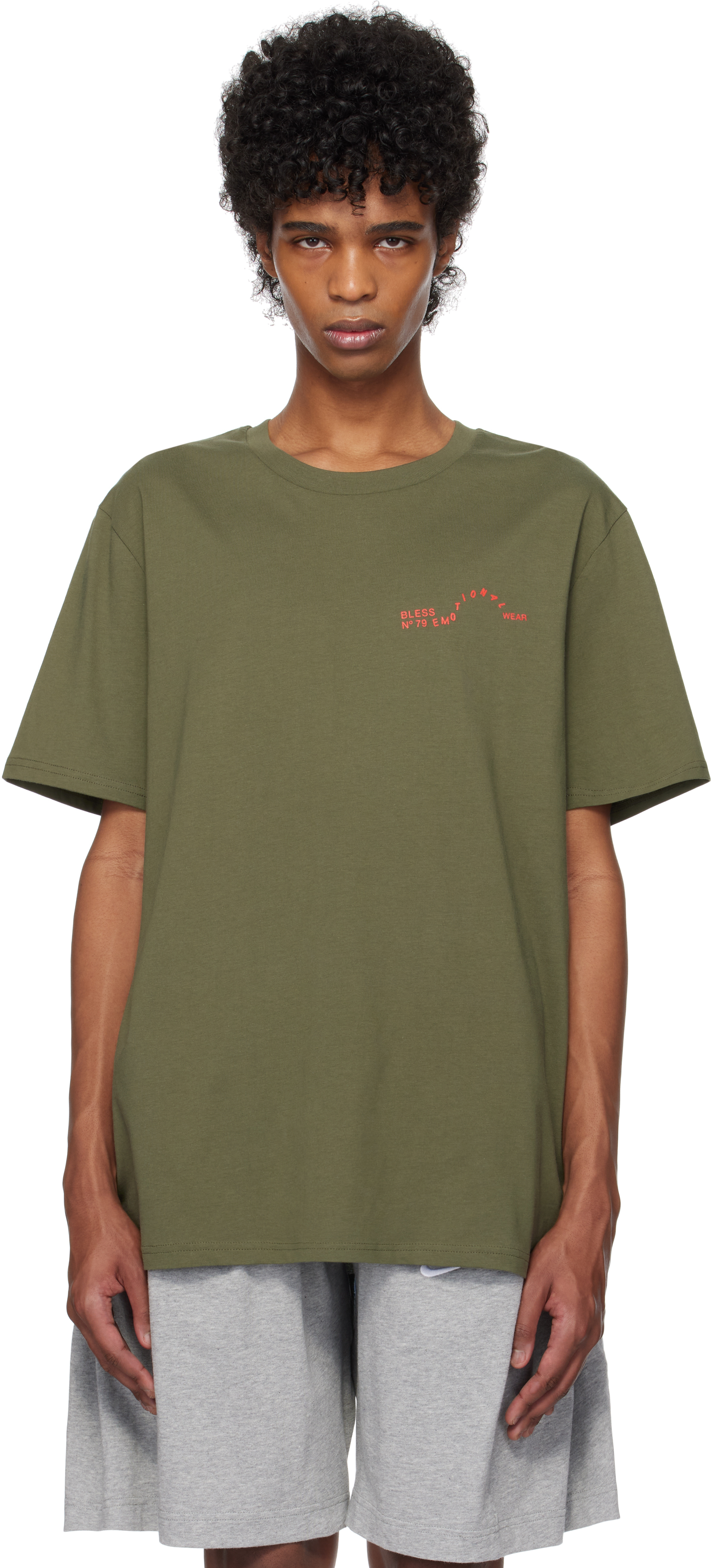 【関税込み】Bless カーキ N°79 Multicollection V Tシャツ