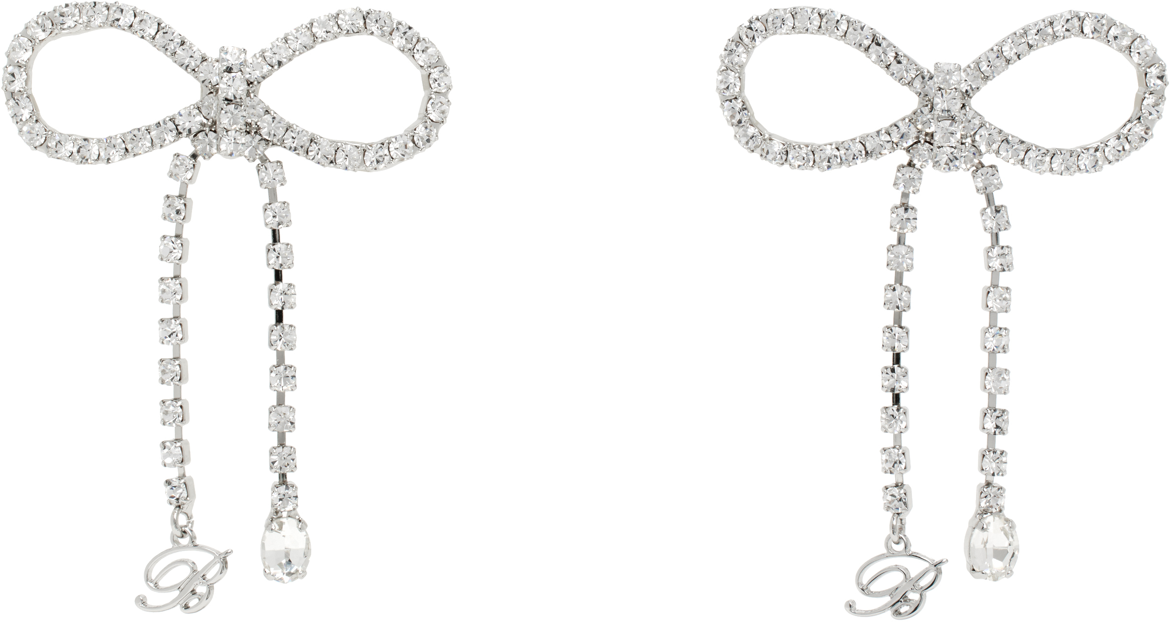【関税込み】Blumarine シルバー Bow ピアス