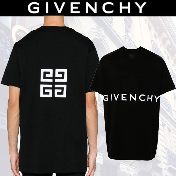 GIVENCHY 合わせるボトムスを選ばない！4G ロゴ Tシャツ black