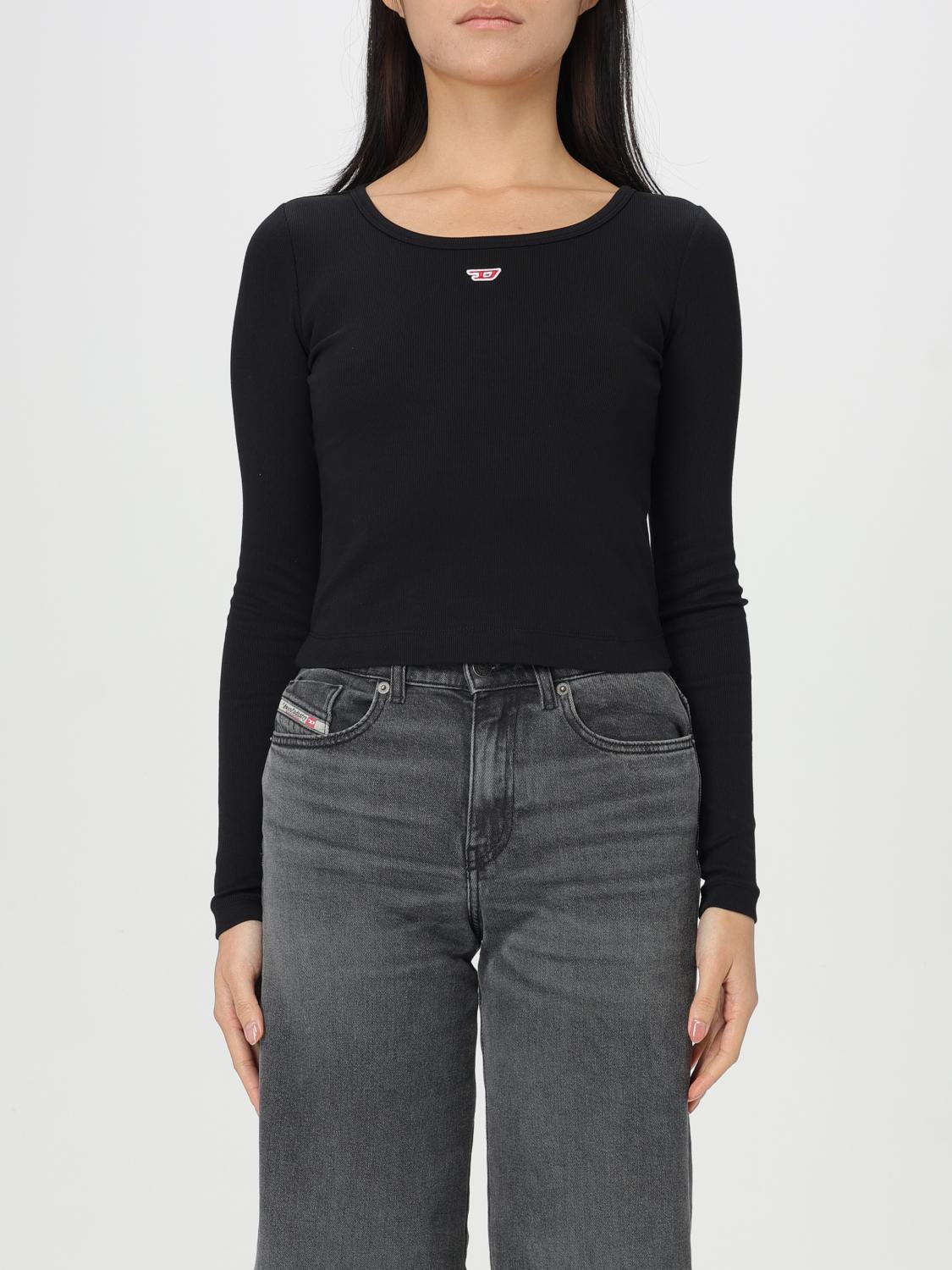 Tシャツ・カットソー DIESEL Woman T-Shirt Black A051060EJAI 9XX