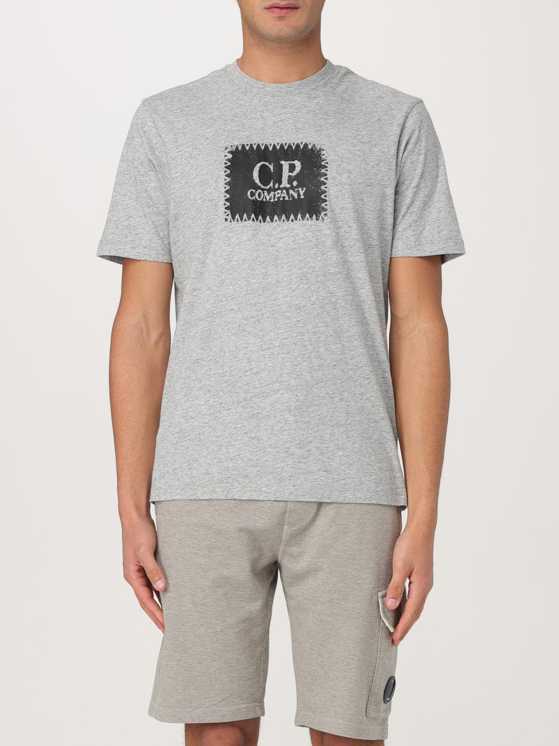 Tシャツ・カットソー C.P. COMPANY Men T-shirt Grey 18CMTS029A005100W M94