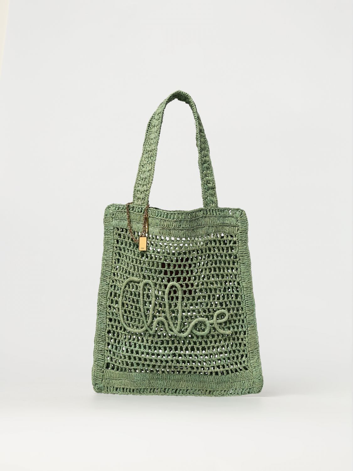 トートバッグ CHLOE Woman Tote bags Green CH25US901P08 38M
