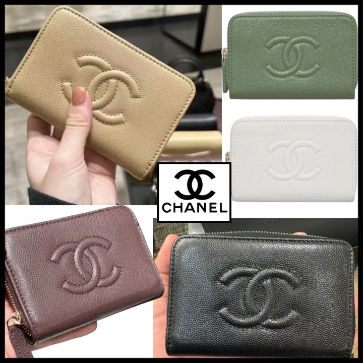 【CHANEL】シャネル コインパース ミニ財布 キャビア