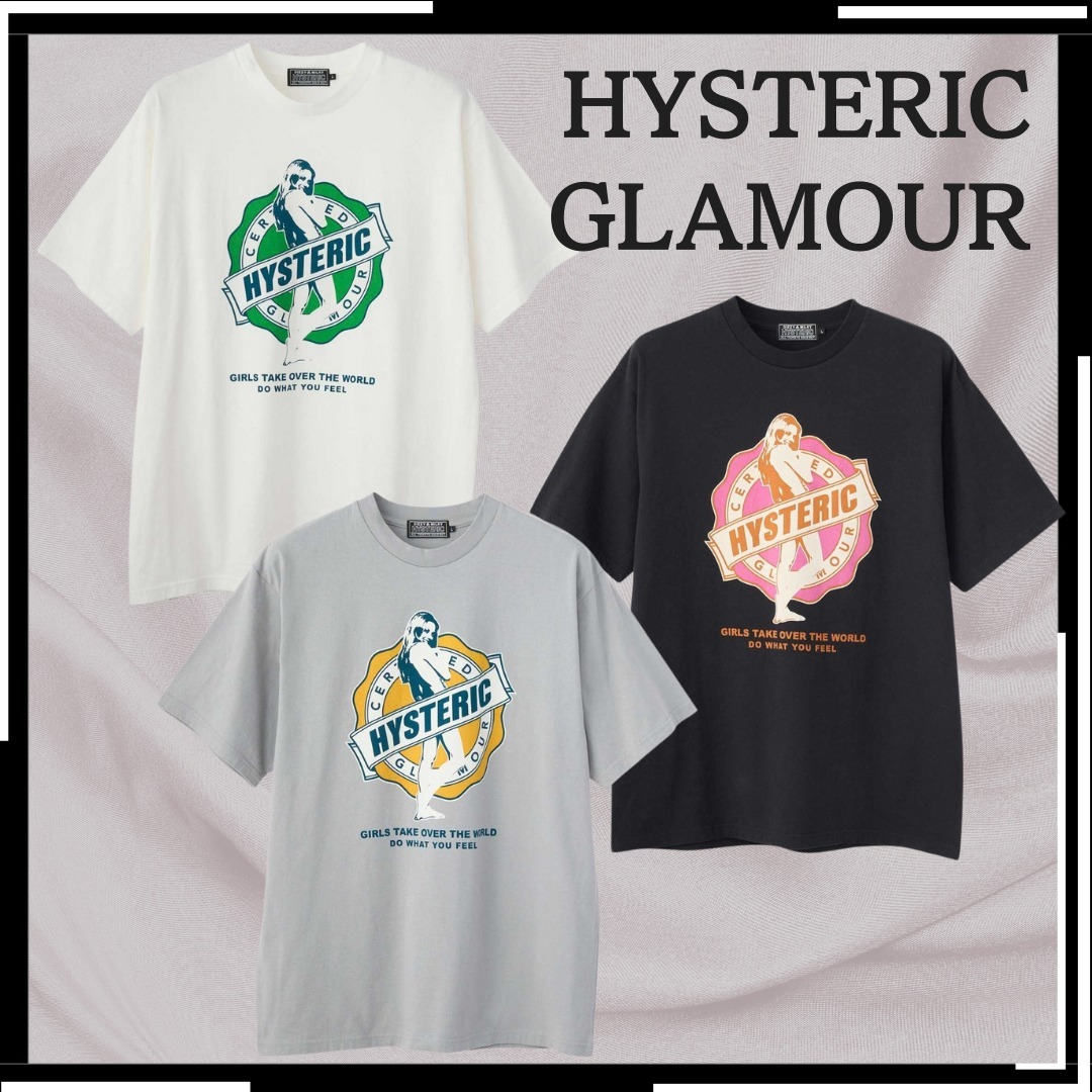 すぐ届く【HYSTERIC GLAMOUR】GIRLS TAKE OVER Tシャツ