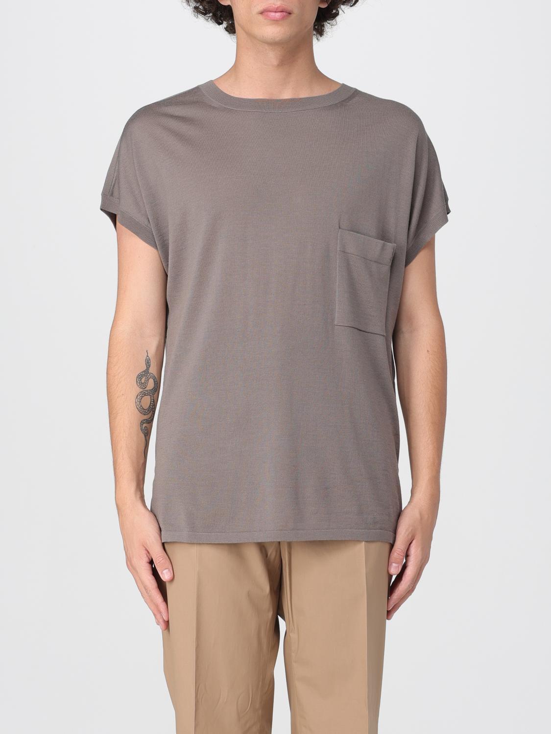 Tシャツ・カットソー SAINT LAURENT Men T-shirt Grey 818716Y76HF 1021