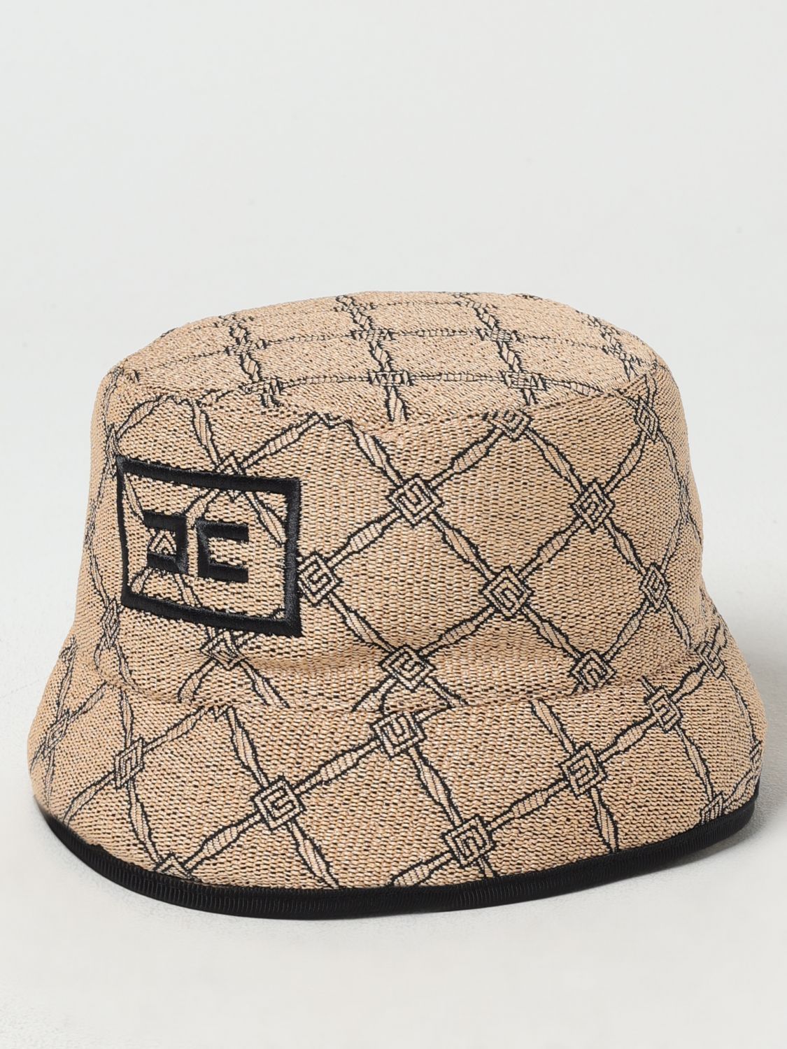 ハット ELISABETTA FRANCHI Woman Hat Straw Yellow CL10F BD9