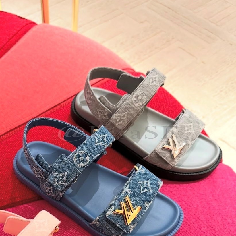 国内未入荷色【直営店SALE】ルイヴィトン LV サンセットサンダル
