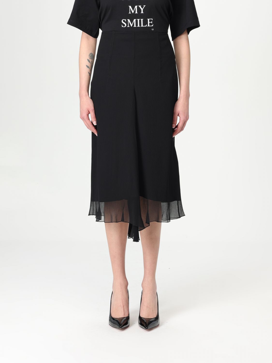 スカート VICTORIA VICTORIA BECKHAM Woman Skirt Black 1225WSK006306A 1