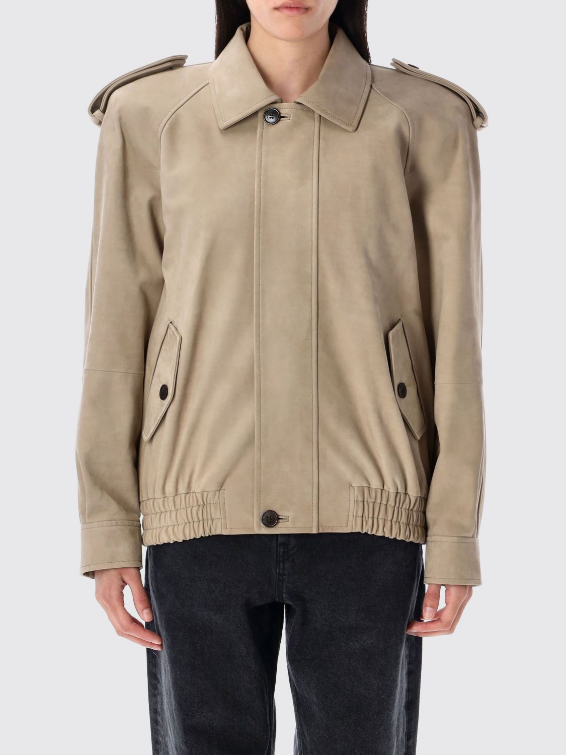 ジャケット SAINT LAURENT Woman Jacket Brown 827736YCQN2 1242