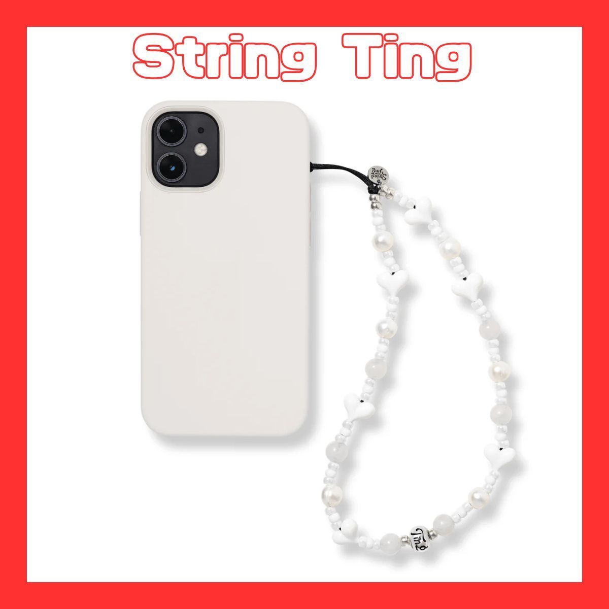 String Ting シュガーパール リストレット 携帯ストラップ