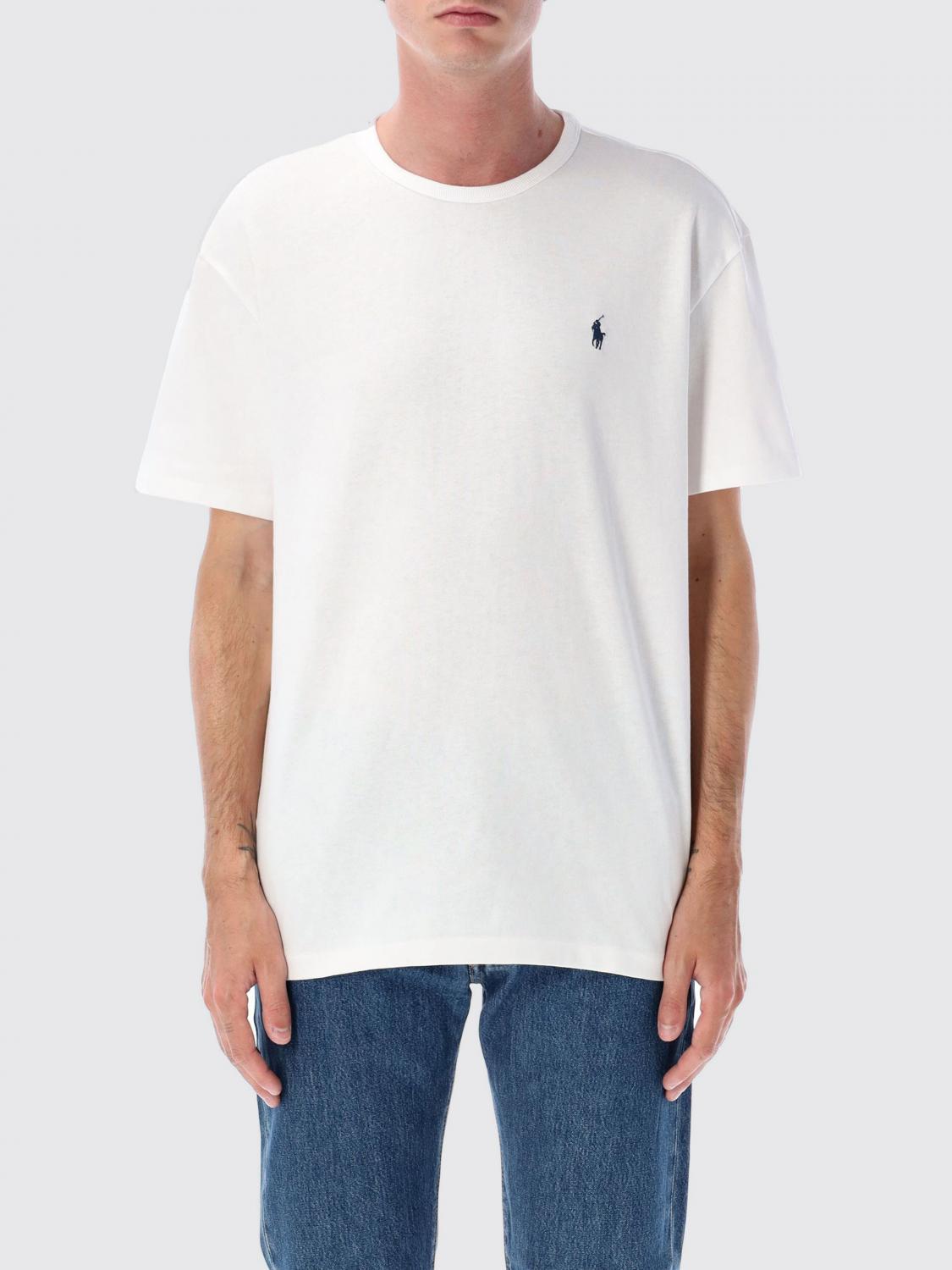Tシャツ・カットソー POLO RALPH LAUREN Men T-shirt White 710811284 002