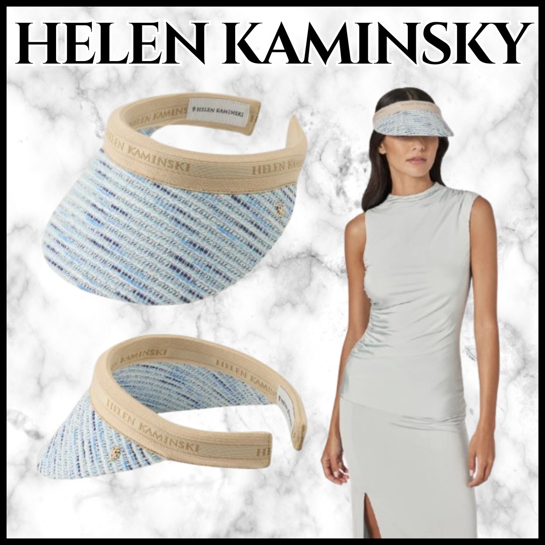 HELEN KAMINSKI★カーター サンバイザー コットン ロゴ バンド